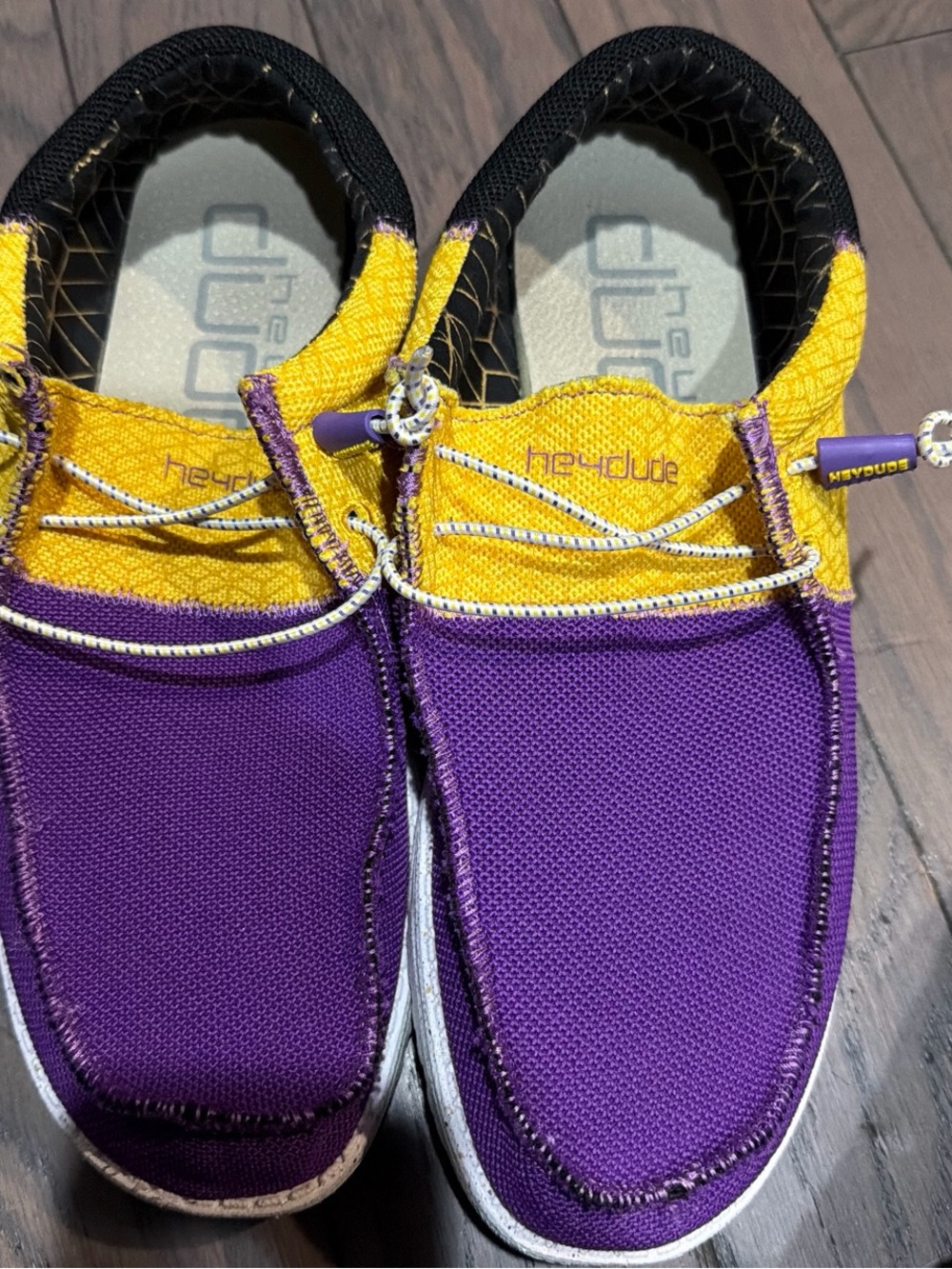 HEY DUDE SOX COLLECTION | LA LAKER FANS | MEN'S SIZE 11